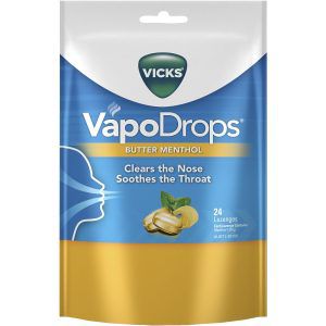 Vicks Vapodrops Butter Menthol 24 Lozenges