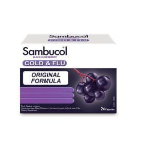 Sambucol Cold & Flu 24 Capsules