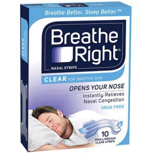 Breathe Right Nasal Strips Clear Regular 10