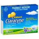 Claratyne Childrens Hayfever & Allergy Relief Chewable 10 Tablets