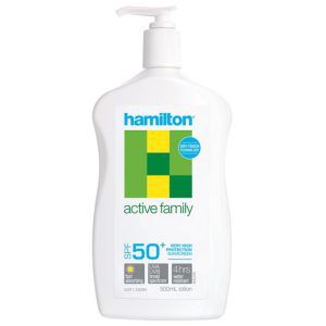 Hamilton Active Family Sunscreen SPF50+ Lotion 500