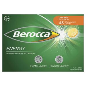 Berocca Energy Vitamin Orange Effervescent Tablets