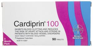 Cardiprin Blood Clotting Reduction Tablets