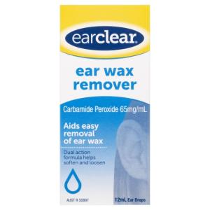 Ear Clear Ear Wax Removal Drops 12ml