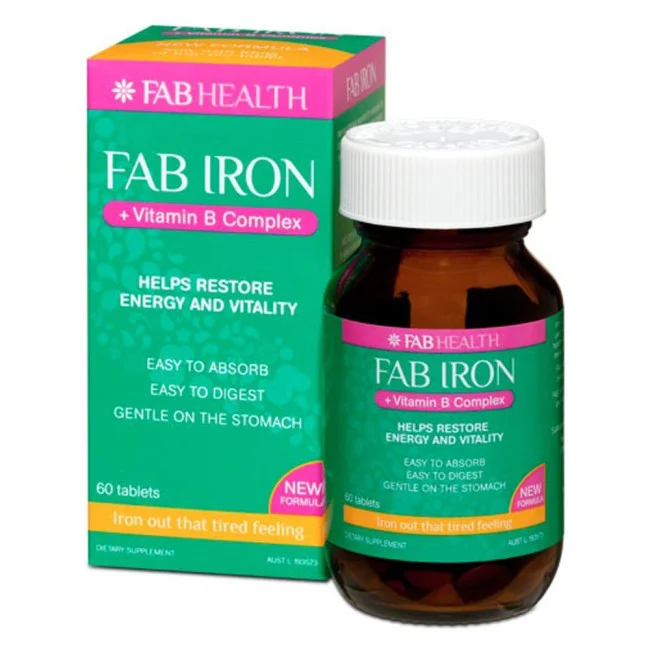 FAB IRON + Vitamin B Complex Oral Tablets