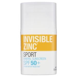 Invisible Zinc Sport Mineral Sunscreen SPF