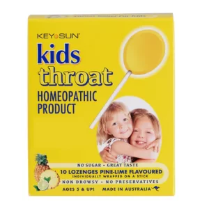 Key Sun Kids Throat Pine-Lime Flavoured 10 Lozenges