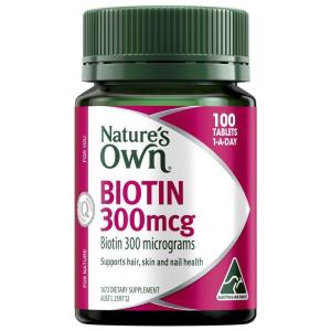 Nature’s Own Biotin 300mcg