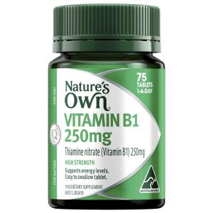 Nature's Own Vitamin B1 250mg