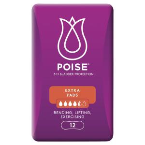 Poise Pads Extra 12 Pack