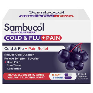 Sambucol Cold & Flu + Pain Relief