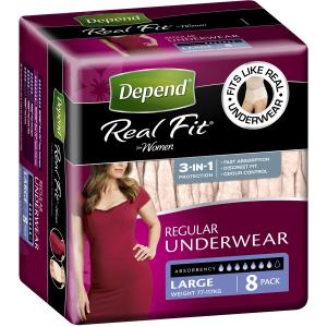 Depend Real Fit For Women Underwear Heavy Absorben