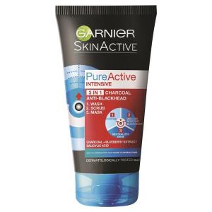 Garnier Pure Active Intensive Charcoal 3-in-1 Wash