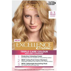 L'Oreal Excellence Permanent Hair Colour-8.3 Golden