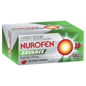 Nurofen Zavance Fast Pain Relief Liquid Capsules 200mg