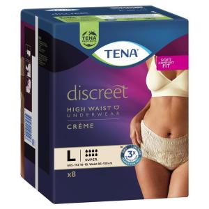 TENA Discreet High Waist Underwear Creme Super Lar