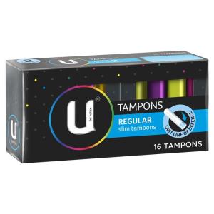 U by Kotex Regular Slim Tampons 16pack