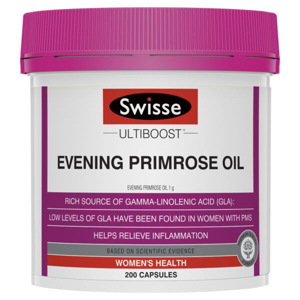 Buy Swisse Ultiboost Evening Primrose Oil 200 Tablets Vitamins, Women