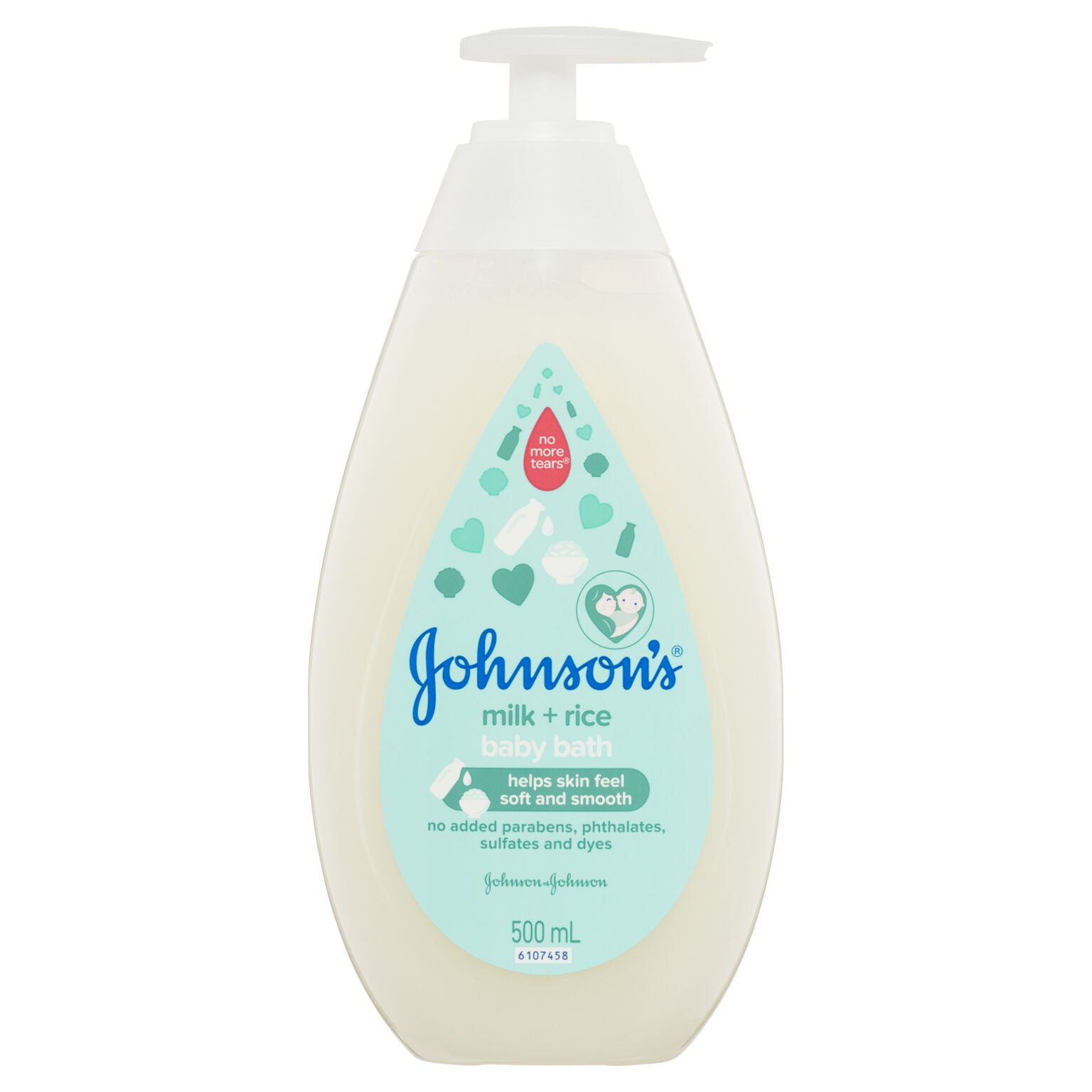 Buy Johnson's Baby Bath Milk + Rice 500mL Baby Care Online Discount