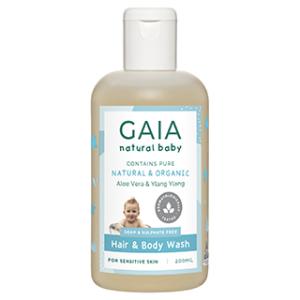 GAIA Natural Baby Hair & Body Wash