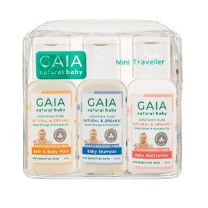 GAIA Natural Baby Mini Traveller Kit 50mL 3 Pack