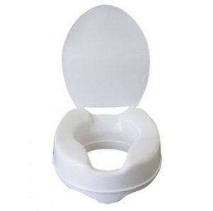 Toilet Seat Raised With Lid