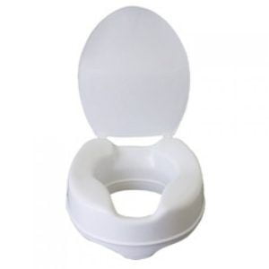 Toilet Seat Raised With Lid