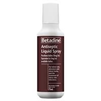 Betadine Antiseptic Liquid Spray 75mL