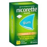 Nicorette Quit Smoking Chewing Gum 105 Pieces