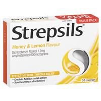 Strepsils Honey & Lemon 36 Lozenges