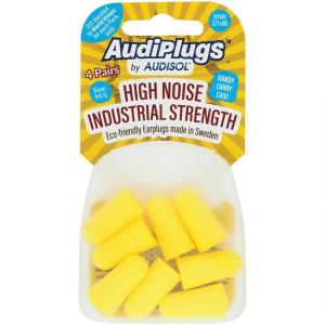 Audiplugs High Noise Industrial Ear Plugs 4 Pairs