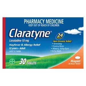 Claratyne Non-Drowsy 10mg 30 Tablets