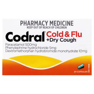 Codral Cold & Flu + Dry Cough 24 Capsules