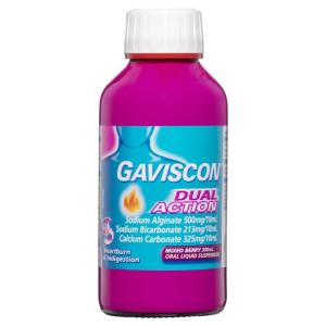 Gaviscon Liquid Dual Action Mixed Berry 300mL