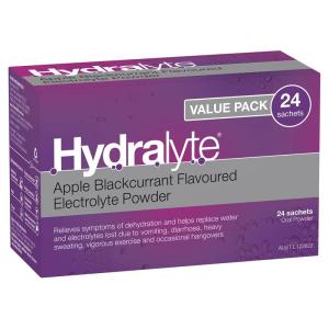 Hydralyte Apple Blackcurrant 24 Sachets