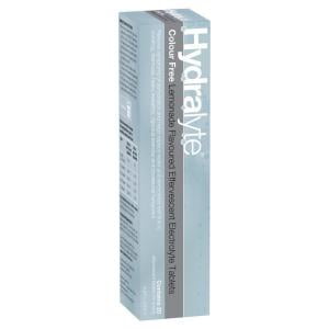 Hydralyte Colour Free Lemonade Electrolyte Effervescent 20 Tablets