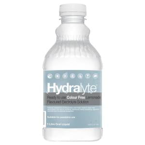 Hydralyte Liquid Colour Free Lemonade Flavoured 1 Litre