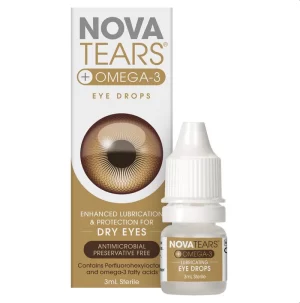 Nova Tears + Omega3 Lubricating Eye Drops 3ml