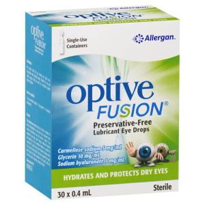 Optive Fusion Eye Drops 30 X 0.4mL