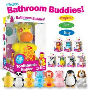 Piksters Bathroom Buddies! Toothbrush Holder