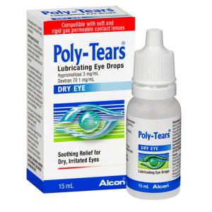 Poly Tears Lubricating Eye Drops 15ml