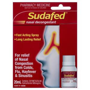 Sudafed Nasal Spray Refill 20ml