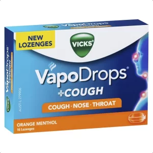 Vicks VapoDrops Cough Orange Menthol