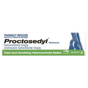 Discover relief with Proctosedyl Ointment 15g. Soothe discomfort and promote healing for hemorrhoids. Trusted solution for your well-being.