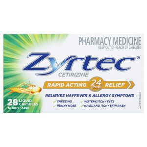 Zyrtec Rapid Acting Liquid Capsules