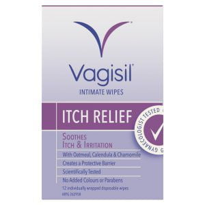 Vagisil Itch Relief Intimate Wipes 12s