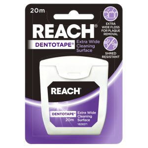 REACH® Dentotape Waxed Dental Floss