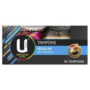 U by Kotex Regular Slim Design Tampons 16 Pack