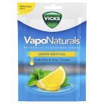 Vicks VapoNaturals Lemon Menthol Flavoured Drops