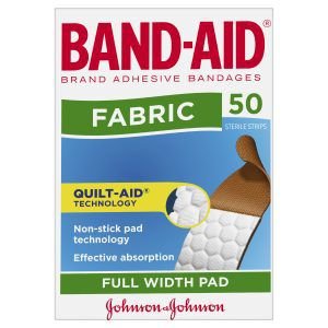 Band-Aid Fabric Strips 50 Pack